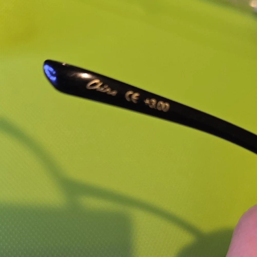2 Joan Rivers Kids Black Sunglasses and a Clear Frame W/Multicolor Stripe Arms